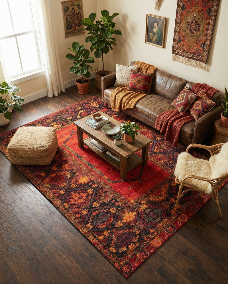 Safari Escape Rugs Collection Area Rug - Serengeti Rectangle Multi  lifestyle 19