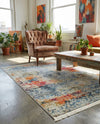 Caribbean Breeze Collection Area Rug -  Isla Rectangle Cream  lifestyle 7