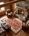 Frontier Trails Collection Area Rug -  Onyx Rectangle Red  lifestyle 14