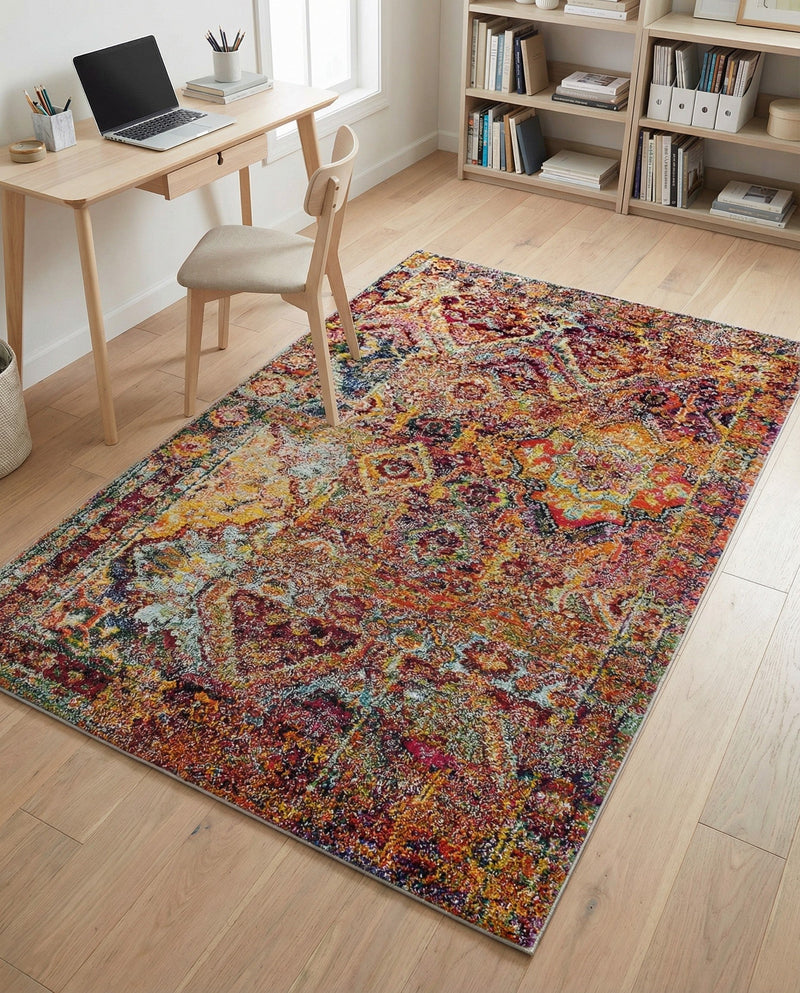 Sierra Collection Area Rug -  Catalina Rectangle Multi  lifestyle 21