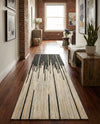 Savannah Hideaway Collection Area Rug - Savannah Runner Black White  lifestyle 51