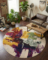 Marrakesh Elegance Collection Area Rug -  Riad Round Beige  lifestyle 65