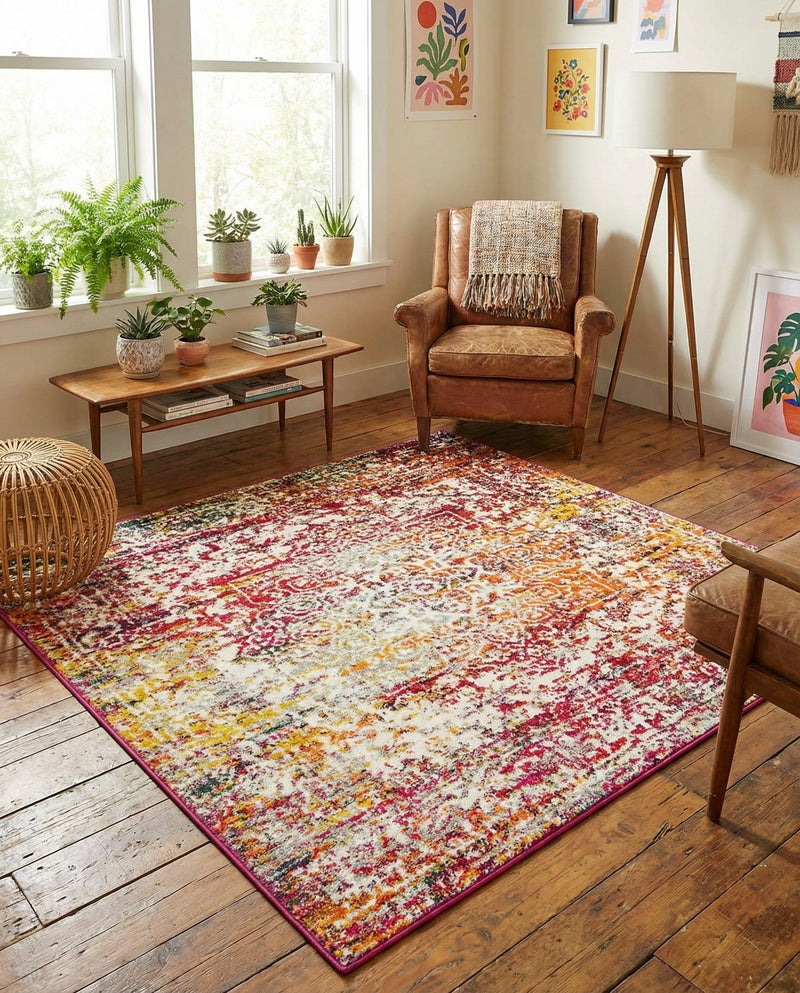 Georgetown Rugs Collection Area Rug - Dupont (Multi) Square Multi  lifestyle 72