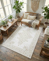 Sanctuary Retreat Collection Area Rug - Haven Rectangle Snow White  lifestyle 35