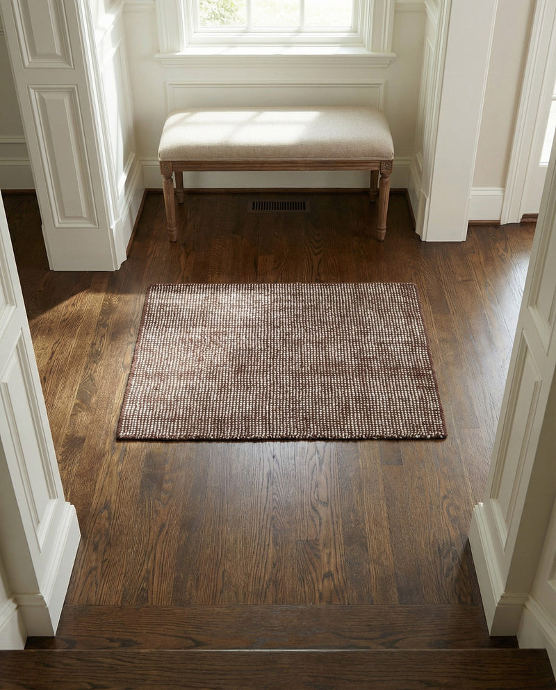 Berkshire Estate Collection Area Rug - Windsor (Mocha Brown) Rectangle Mocha Brown  lifestyle 18