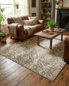 Gobi Sands Collection Area Rug -  Hami Rectangle Beige  lifestyle 8