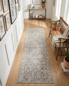 Seville Stripes Collection Area Rug -  Granada (Gray) Runner Gray  lifestyle 72