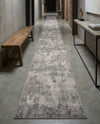 Riviera Elegance Collection Area Rug -  Grasse Runner Dark Gray  lifestyle 85