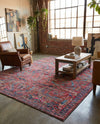 Zahara Oasis Collection Area Rug -  Tangier Rectangle Rust Red  lifestyle 15