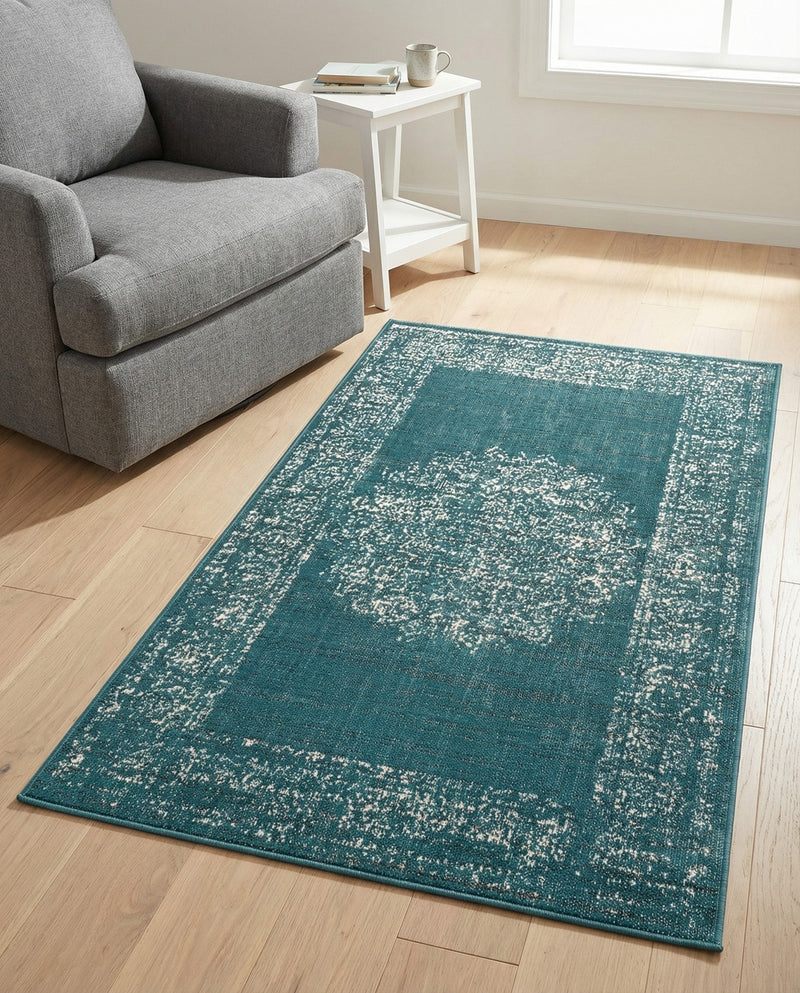 Copenhagen Comfort Collection Area Rug -  Helsingør Rectangle Blue  lifestyle 30