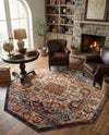 Savannah Soiree Collection Area Rug -  Everglade (Multi) Octagon Multi  lifestyle 74