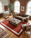 Studio Haven Collection Area Rug -  Alcove (Terracotta) Rectangle Terracotta  lifestyle 12