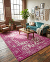 Georgetown Rugs Collection Area Rug - Dupont (Purple) Rectangle Purple  lifestyle 4
