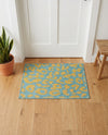 Savannah Escape Collection Area Rug -  Amazon (Blue Yellow) Rectangle Blue Yellow  lifestyle 8
