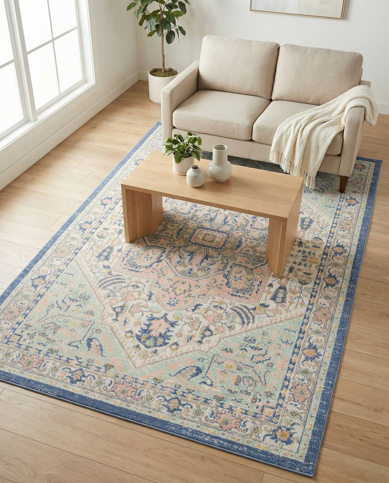 Savannah Series Collection Area Rug - Charleston (Multi) Rectangle Multi  lifestyle 14