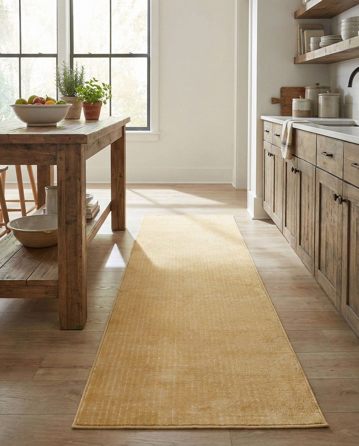 Aravalli Collection Area Rug -  Jaisalmer Runner Beige and Cream  lifestyle 193