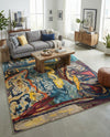 Autumnal Tapestry Collection Area Rug - Harvestville Rectangle Multi  lifestyle 33