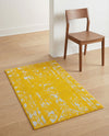 Brighton Stripes Collection Area Rug - Sussex (Yellow) Rectangle Yellow  lifestyle 20