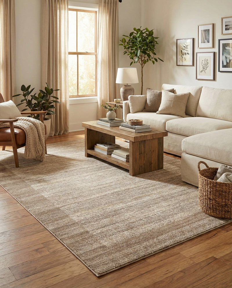 Studio Haven Collection Area Rug -  Conservatory (Beige) Rectangle Beige  lifestyle 19