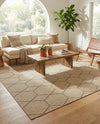 Sahara Sands Collection Area Rug -  Faiyum Rectangle Natural  lifestyle 31