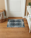 Aegean Elegance Washables Collection Area Rug -  Naxos Rectangle Navy Blue  lifestyle 9