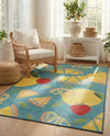 Coastal Terrace Collection Area Rug -  Cove Rectangle Blue  lifestyle 10