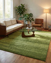 Studio Haven Collection Area Rug -  Gallery (Green) Rectangle Green  lifestyle 24