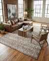 Sanctuary Retreat Collection Area Rug -  Oasis Rectangle Chocolate Brown  lifestyle 8