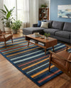 Caribbean Terrace Collection Area Rug -  Martinique Rectangle Charcoal  lifestyle 12