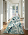 Sorrento Shores Collection Area Rug -  Praiano Runner Light Blue  lifestyle 25
