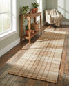 Sequoia Handwoven Jute Collection Area Rug - Charleston Runner Ivory  lifestyle 36