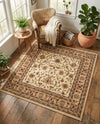 Jaipur Elegance Collection Area Rug -  Nahargarh (Cream) Square Cream  lifestyle 39