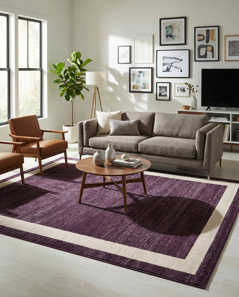 Studio Haven Collection Area Rug -  Alcove (Violet) Rectangle Violet  lifestyle 26