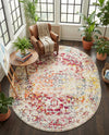 Georgetown Rugs Collection Area Rug - Dupont (Light Multi) Oval Light Multi  lifestyle 76