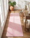Trellis Mosaic Collection Area Rug - Arborville (Light Pink) Runner Light Pink  lifestyle 56