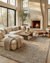 Wellington Luxe Shag Collection Area Rug - Kapiti Rectangle Taupe  lifestyle 39