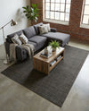 Soho Elegance Collection Area Rug - Chelsea (Gray) Rectangle Gray  lifestyle 11