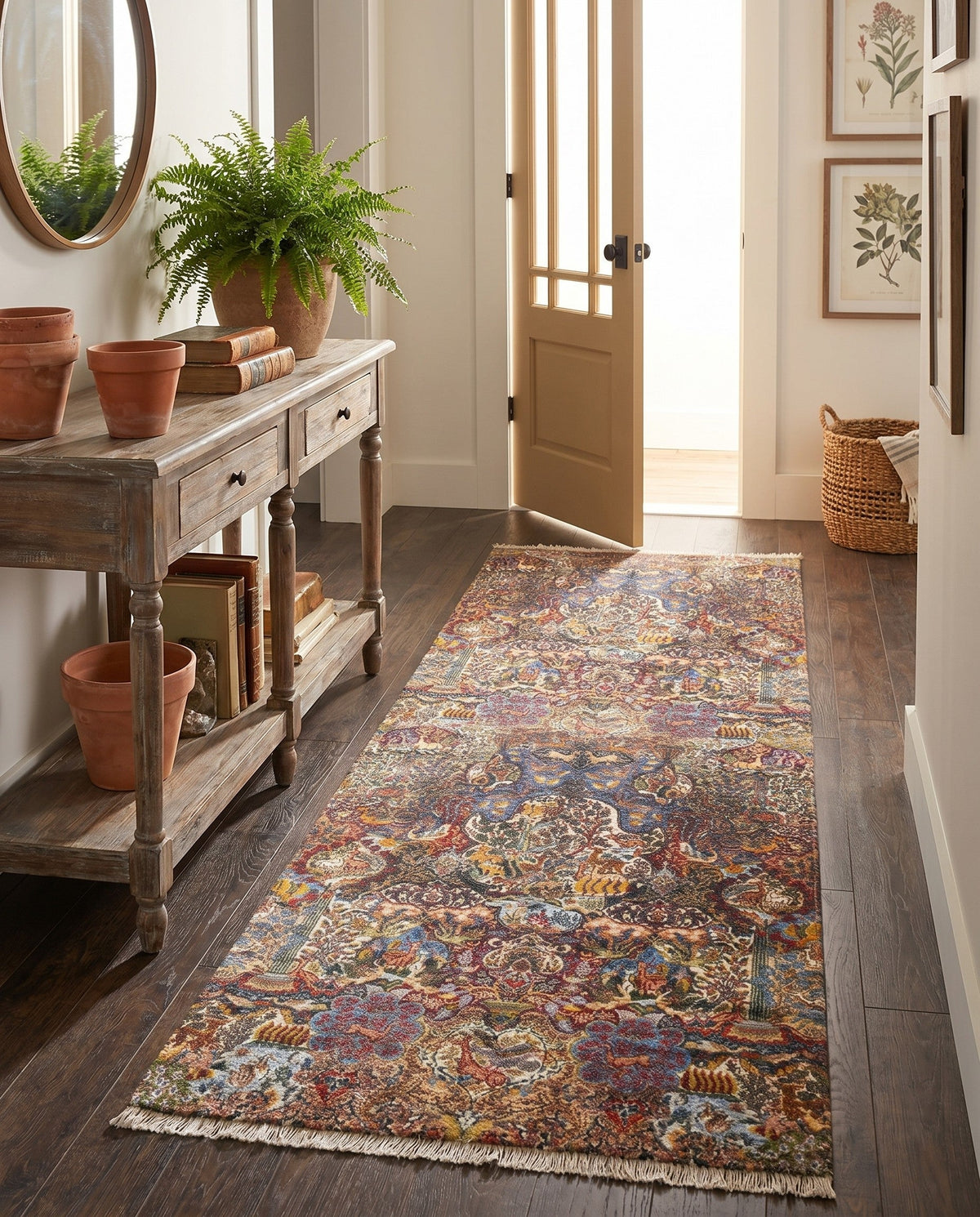 Bazaar Chic Collection Area Rug -  Safi Runner Multi  lifestyle 32