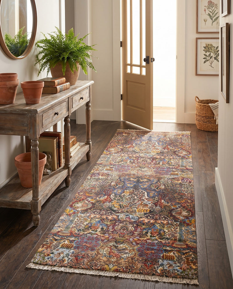 Bazaar Chic Collection Area Rug -  Safi Runner Multi  lifestyle 32