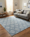Aegean Elegance Washables Collection Area Rug -  Tinos Rectangle Blue  lifestyle 48