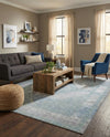Aegean Elegance Washables Collection Area Rug -  Delos Rectangle Gray Green  lifestyle 52