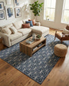 Metro Heights Collection Area Rug -  Hudson Rectangle Navy Blue  lifestyle 22