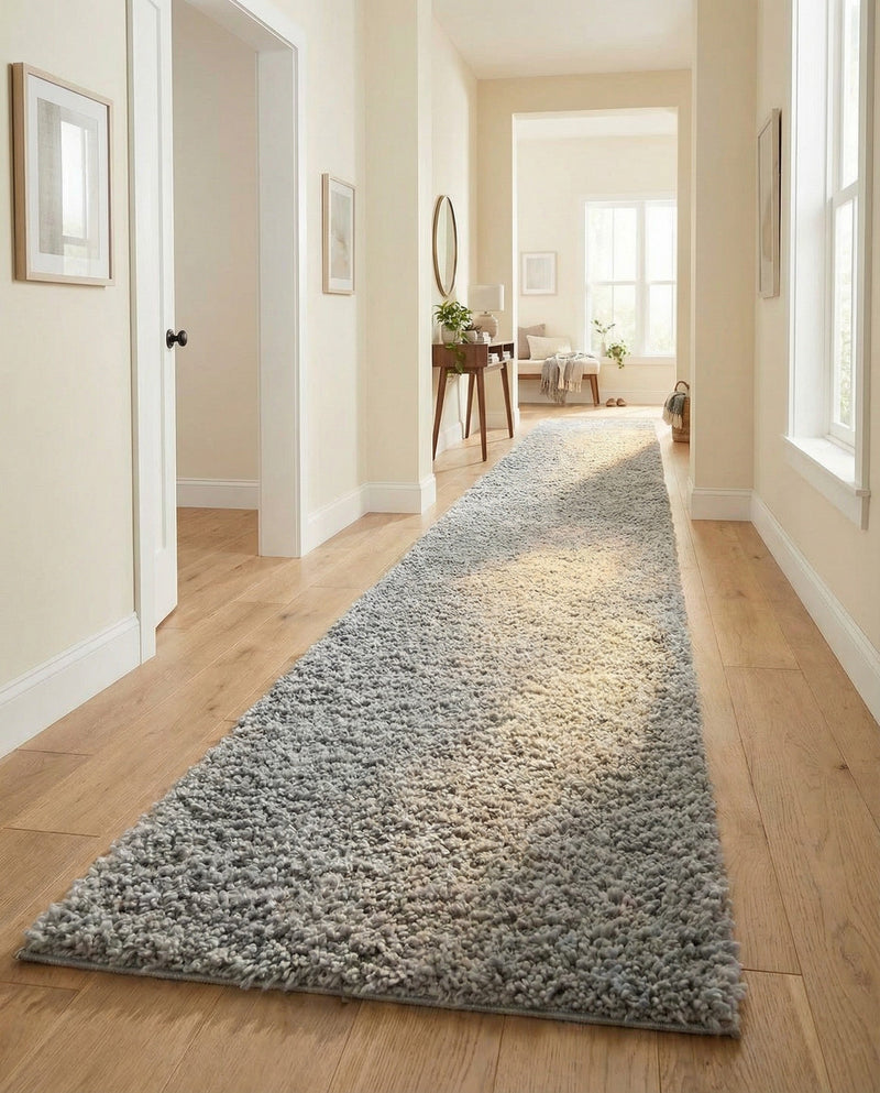 Alpine Plush Collection Area Rug -  Cortina (Sterling) Runner Sterling  lifestyle 77