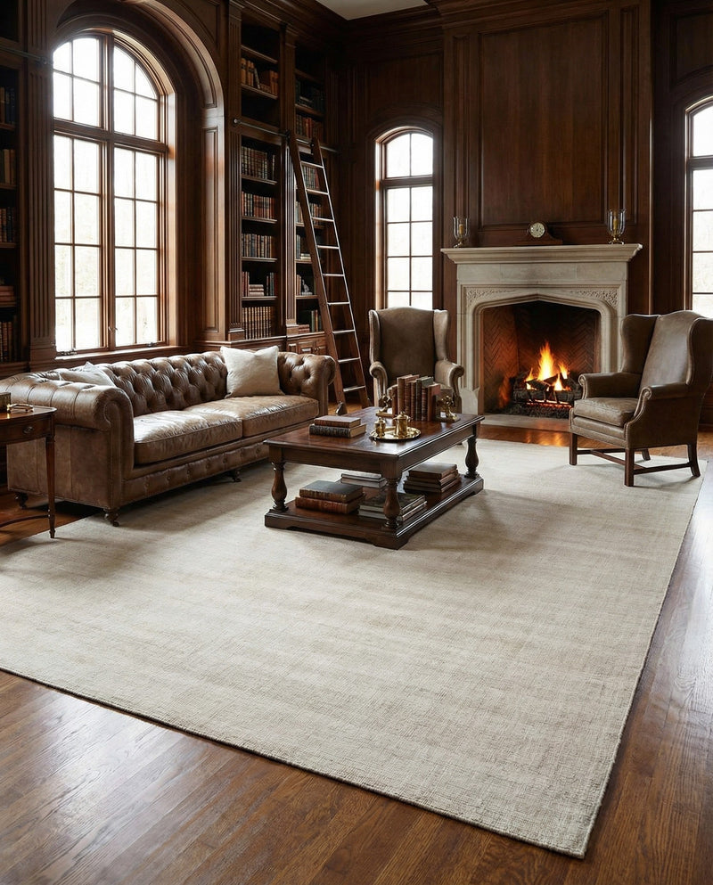 Berkshire Estate Collection Area Rug - Windsor (Vanilla Bean) Rectangle Vanilla Bean  lifestyle 8