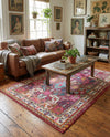 Chateau Elegance Collection Area Rug - Versailles Rectangle Multi  lifestyle 11