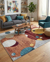 Aegean Elegance Washables Collection Area Rug -  Crete Rectangle Multi  lifestyle 7