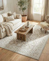 Savannah Elegance Collection Area Rug - Augusta (Light Gray) Rectangle Light Gray  lifestyle 25