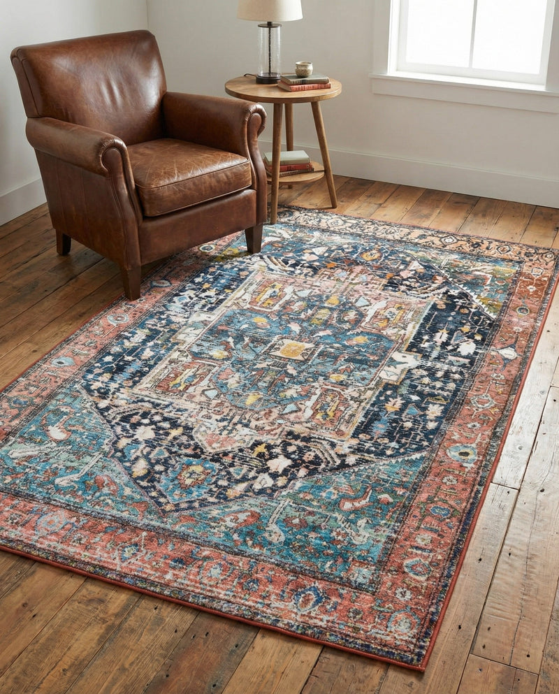 Casablanca Tapestry Collection Area Rug - Fes Rectangle Multi  lifestyle 59