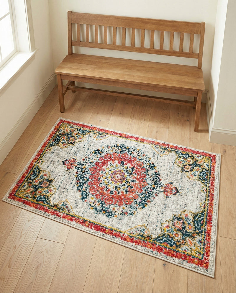Brighton Terrace Collection Area Rug - Hove (Ivory) Rectangle Ivory  lifestyle 18