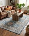 Mykonos Manor Collection Area Rug -  Paros Rectangle Blue  lifestyle 36
